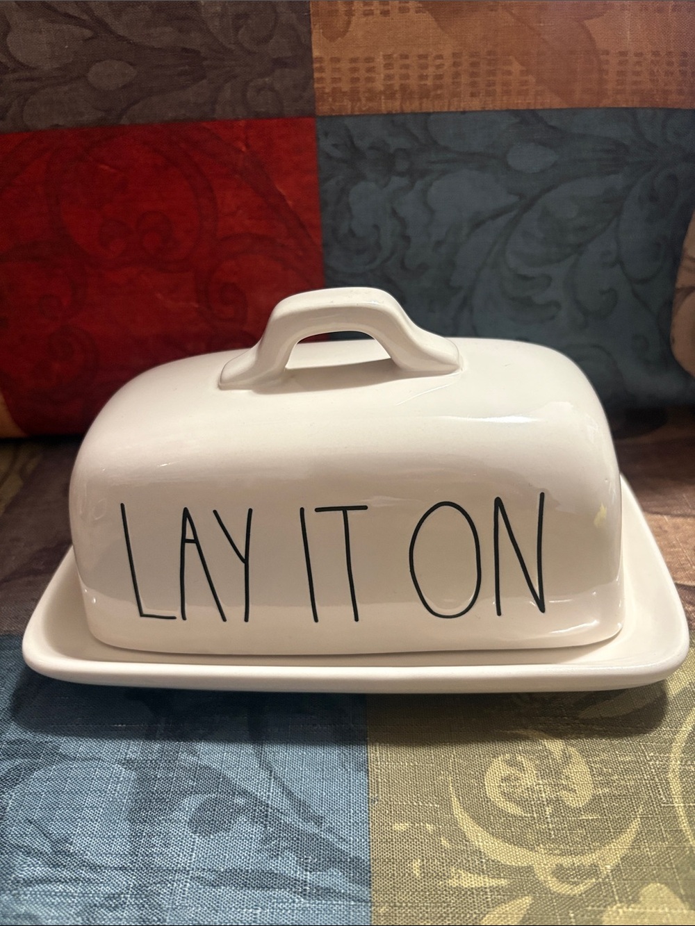 🧈Rae Dunn🧈 'Lay It On' Butter Dish